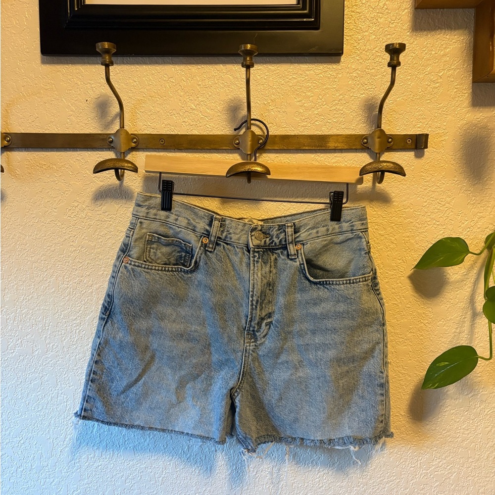 We The Free Light Blue Jean Shorts